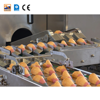 Machine à fabriquer des biscuits, des cornets de crème glacée, des gaufres, des biscuits, des bols comestibles, des tasses de fleurs, prix d'usine chinois