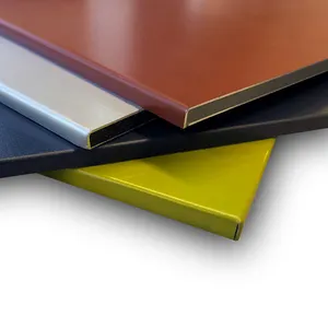 Alucobond 3毫米4毫米聚乙烯/聚偏氟乙烯涂料铝复合覆层装饰板，用于外部内部
