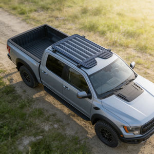 Plateforme de toit en alliage d'aluminium avec barre lumineuse LED intégrée de 28 pouces pour les barres de toit de voiture Prado 150 (à partir de 2010) - Product Image 4