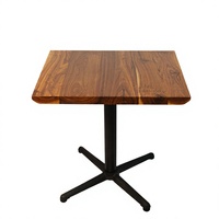 Table à manger moderne contemporaine en bois massif avec taille personnalisée pour l'ameublement de la maison