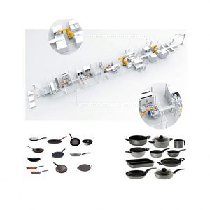 Dây chuyền sản xuất nồi nhôm thiết bị sản xuất Nồi nấu nhôm nồi làm máy móc - Product Image 1