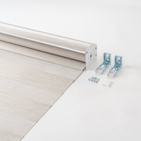 Venta Directa de Fábrica, Fácil de Instalar, Moderno, Liso, Doble Capa, 100% Poliéster, Manual, Sin Cordones, Anti-UV Integrado, 100% Opaco