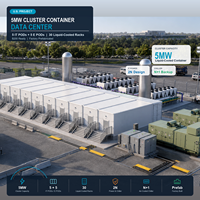 Solution clé en main de centre de données conteneurisé refroidi par liquide, centre de données modulaire à 3 étages pour serveurs IA GB300