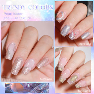 Vernis à ongles en gel perlé professionnel à étiquette privée AS, 24 couleurs, <span class=keywords><strong>logo</strong></span> personnalisé, sans cruauté, multi-effets, OEM ODM, vernis perlé - Product Image 2