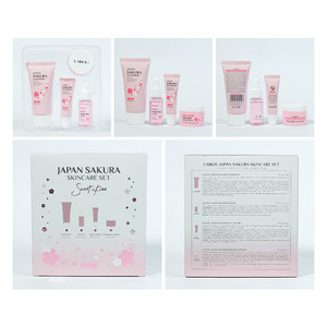 LAIKOU – ensemble de soins pour le visage <span class=keywords><strong>Sakura</strong></span>, crème nettoyante pour le visage, sérum hydratant, naturel, <span class=keywords><strong>japon</strong></span>, 4 pièces - Product Image 2