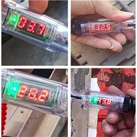 Testeur de circuit numérique 6V 12V 24V DC pour voiture et camion, avec affichage, sonde longue, stylo testeur, ampoule, outils de diagnostic électrique automobile
