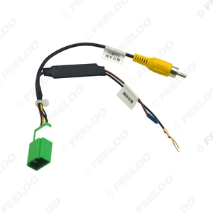 Adaptador de Cable <span class=keywords><strong>convertidor</strong></span> de enchufe de vídeo para cámara trasera inversa de aparcamiento de coche para Isuzu/Mitsubishi/Suzuki Cable <span class=keywords><strong>MP5</strong></span> de coche - Product Image 1