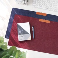 Tapis de bureau en feutre épais de 3 mm, moderne et personnalisé, antidérapant, pour clavier et souris, protection de table