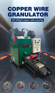 Fil de cuivre utilisé fil électrique câble granulateur Machine ferraille équipement de recyclage couteaux de traitement Volume sertissage - Product Image 6