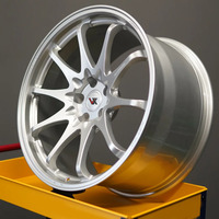 Jantes en alliage d'aluminium forgé monobloc VeroX ZE40 Style, neuves, couleur argent, 18-22 pouces, 5x100 5x114.3 5x120 pour voitures de tuning sportives JDM
