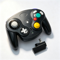 Manette de jeu NGC avec récepteur 2.4G, manette sans fil Gamecube NGC pour Wii Gamecube, joystick, mando, manette