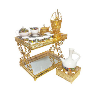 Juego de bandeja de mesa Rekebot de café etíope popular de metal decorativo <span class=keywords><strong>Habesha</strong></span> al por mayor - Product Image 4