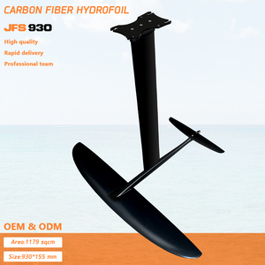 JFS930 1179sqcm Aluminum Carbon Wingfoil Hydrofoil Board High Quality Wave <b>Surfing</b> Ocean Waters Black 8kg JFS 930 Carbon Wingfoi - Product Image 4