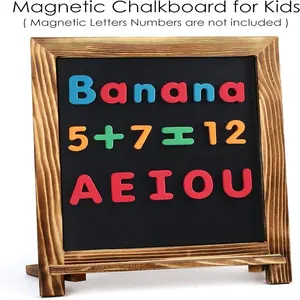 Free Standing Small Blackboard Wooden Folding Blackboard With Wooden Frame