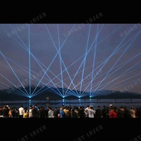 Projecteur laser 3D Knight 80 Watt pour extérieur, contrôle DMX, éclairage DJ, RGB