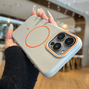 Pour <span class=keywords><strong>Samsung</strong></span> Galaxy A07/A17/A27/A57/S26/S26 Ultra/S26+ Étui de protection magnétique robuste en texture litchi, coque de téléphone en TPU souple - Product Image 6