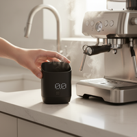 Mini balance à café portable numérique de précision rechargeable avec récipient doseur et écran LED – Outil de cuisine et pâtisserie