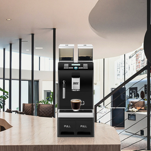 Máquina de café <span class=keywords><strong>espresso</strong></span> profesional de 19 bares, máquina de café negro para oficina de empresa, recepción, barra de té - Product Image 1