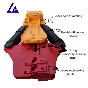360 de Alta Resistencia °   Cizalla Rotatoria para Demolición de Rocas con Dientes Reemplazables para <span class=keywords><strong>Trabajos</strong></span> <span class=keywords><strong>en</strong></span> Puentes y Carreteras - Product Image 5