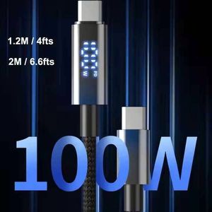 Wholesale High Quality Braided 1m 2m <b>3m</b> USBC Type <b>C</b> Data <b>Cable</b> PD 100W 48V 5A Fast Charging 480Mbps Data Transfer <b>Cable</b> Type <b>C</b> - Product Image 4