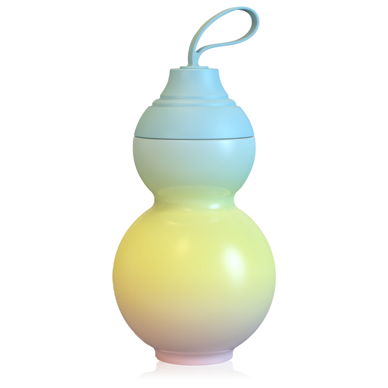 Dégradé bleu jaune avec corde