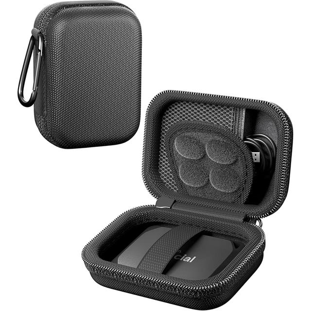 OEM Portable Hard EVA Travel Carrying Case for Crucial X6 / X9 Pro / X10 Pro 1TB/2TB/4TB/500GB Portable SSD Protection Box