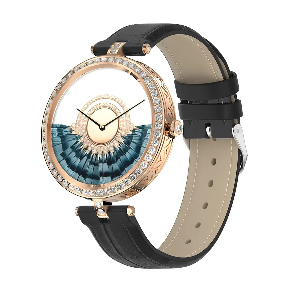 GT10 Ladies Smartwatch 1.32 inch Round Full Screen BT Calling Heart Rate Sleep Monitor Women Fashion Smart Watch