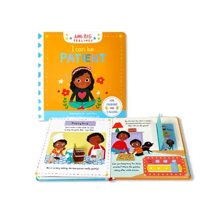 Embalagem de produtos de impressão Livro de quadro infantil Pop-Up/push pull/Lift The Flap Livros Livros de História para crianças