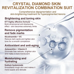 Set Viso Super Sbiancante OEM 577 377, Trattamento Riparatore <span class=keywords><strong>Anti</strong></span>-<span class=keywords><strong>Acne</strong></span>, Siero e Crema Schiarente per la Cura della Pelle - Product Image 6