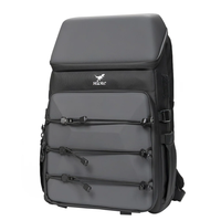 Sac à dos pour drone FPV HGLRC B2 14,5L, sac de rangement de voyage imperméable, camouflage noir-gris pour drones RC