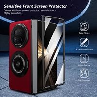 Étui de téléphone avec béquille rotative à 360 degrés pour Honor Magic V2 V3 VS3, résistant aux chocs, charge magnétique sans fil, protection intégrale de luxe