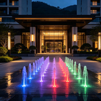 Fuente de Agua Interactiva con Luces LED de Colores para Niños, para Plazas Públicas y Parques