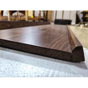 Étagères inclinées en noyer noir massif pour armoires à <span class=keywords><strong>vin</strong></span>, présentoir à <span class=keywords><strong>vin</strong></span> d'intérieur pour usine, panneaux à lattes en bois pour la décoration intérieure - Product Image 5