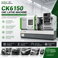 Tour à fileter CNC CK6150 pour filetage métrique et impérial, portée 500 mm, portée totale 1000 mm, alésage 82 mm, tourelle GSK 4T, pour tiges et boulons de champ pétrolier