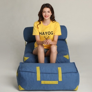 Sofá Perezoso Plegable de Gran Calidad, Sillón <span class=keywords><strong>Puff</strong></span> Extra Grande, <span class=keywords><strong>Puff</strong></span> para Dormir - Product Image 1