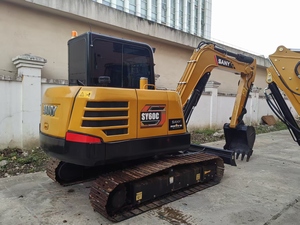 Excavadora de cadenas usada en buen estado, pocas horas de trabajo, cuchilla gruesa, capacidad estándar, ahorro de combustible, alto rendimiento, en venta. - Product Image 1