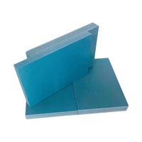 Panneau de coffrage en PVC bleu de qualité supérieure, épaisseur personnalisée 15-21 mm, âme en mousse écologique pour coffrage en béton