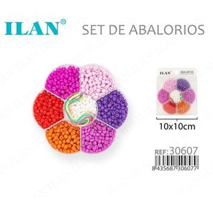 Set di perline Ilan 10x10cm, kit creativo colorato per la creazione di gioielli - Product Image 3