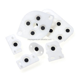 Pièces de rechange pour contrôleur Nintend <span class=keywords><strong>N64</strong></span> Joy <span class=keywords><strong>Pad</strong></span> bouton en caoutchouc conducteur tampon en caoutchouc de silicone - Product Image 6