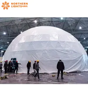 Северное сияние 360 градусов захватывающий большой купольный проекционный экран полусферический проекционный экран для музея Планетария