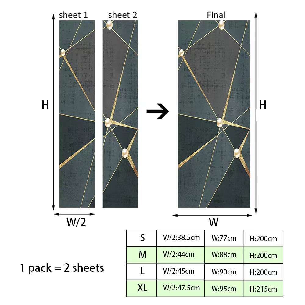 S (38,5*200cm)2 unids
