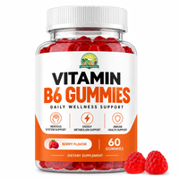 Lifegarden Saveur Naturelle 60 Bonbons Gommeux 30 Unités Qualité Alimentaire pour Soutien Beauté Suppléments Vitamine B6