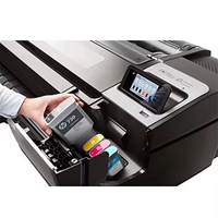 Impresora de Inyección de Tinta a Color HP DesignJet T1700 de 44 Pulgadas para Oficinas Pequeñas, Impresión de Dibujos CAD e Impresión Gráfica con Salida Rápida de Páginas
