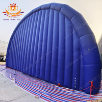 Hangars de maintenance gonflables pour aéronefs de bonne qualité, dôme aérien, tente, matériau PVC de haute qualité, couleur blanche personnalisée, comprend l'extérieur