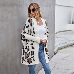 Cárdigan kimono de gasa con estampado de leopardo vintage <span class=keywords><strong>al</strong></span> <span class=keywords><strong>por</strong></span> <span class=keywords><strong>mayor</strong></span> para <span class=keywords><strong>mujer</strong></span> nueva tendencia ropa de punto larga con frente abierto para otoño - Product Image 6