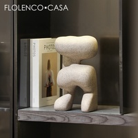 Objets décoratifs minimalistes modernes Ornements intérieurs en résine de table Artisanat d'art en résine Sculpture pour la décoration intérieure