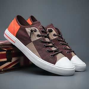 SHANBU Scarpe da <span class=keywords><strong>uomo</strong></span> Sneakers basse bianche stringate Tenis Masculino Plus Size <span class=keywords><strong>46</strong></span> Scarpe casual da <span class=keywords><strong>uomo</strong></span> in tela leggere e traspiranti - Product Image 6