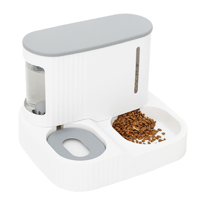 2021 New Hoopet 2 in 1 Moistureproof Dog Food Storage <strong>Water</strong> Dispenser Bowl <strong>Pet</strong> <strong>Automatic</strong> <strong>Feeder</strong>