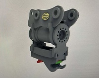 Attache rapide pour excavatrice Doosan DX89R-7, compatible avec un goulot de godet de 45 mm, attache rapide robuste pour godet.