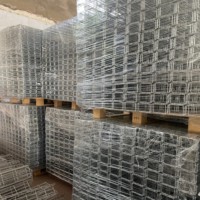 Bandeja de gestión de cables de malla de alambre para construcción industrial de estaciones de energía fotovoltaica, de acero galvanizado en caliente anticorrosión